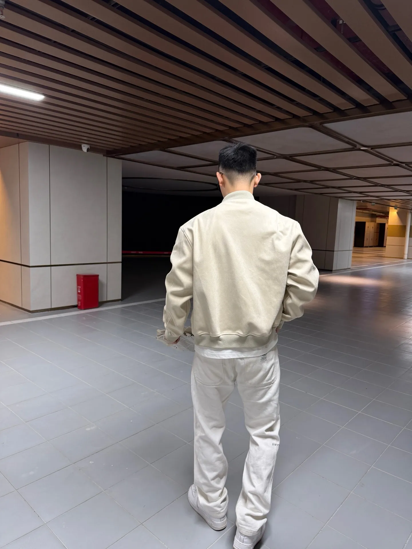 Louis Vuitton Suede Embroidered Logo Jacket Jacket